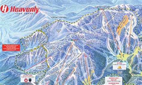 Heavenly, CA | Heavenly ski resort, Trail maps, Heaven