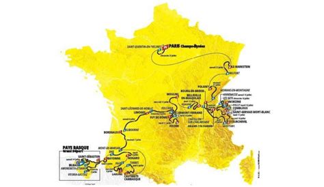 Parcours et carte du Tour de France 2023 - L'Équipe