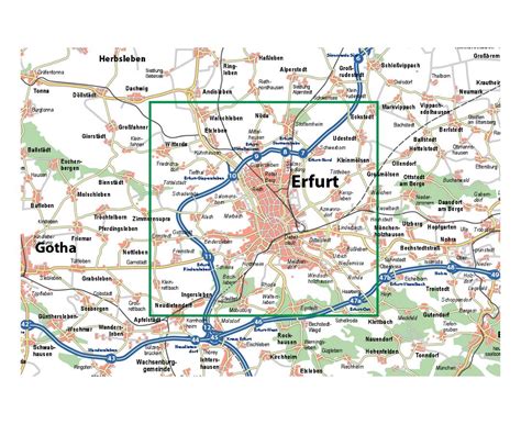 Maps of Erfurt | Collection of maps of Erfurt city | Germany | Europe ...