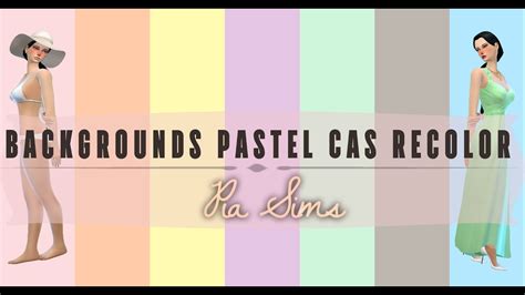 Sims 4 Cas Background Pastel