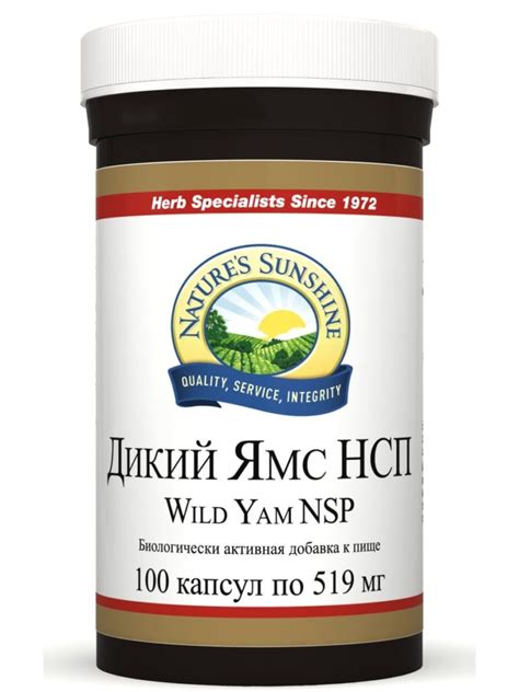 Natures Sunshine / Wild Yam NSP / Wild Yam NSP, 100 capsules. | PharmRu ...