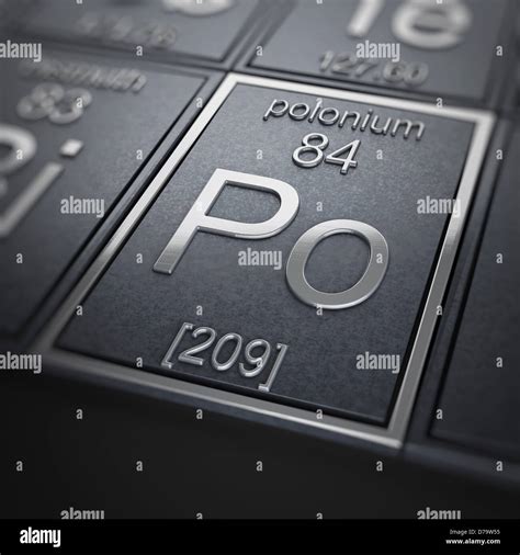 Polonium element hi-res stock photography and images - Alamy