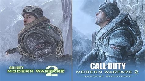 COD: MW2 vs COD: MW2 Campaign Remastered Graphics Comparison - YouTube