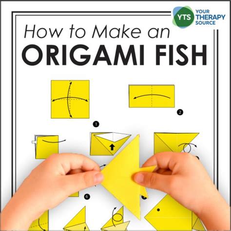 Easy Origami Fish for Kids - Your Therapy Source