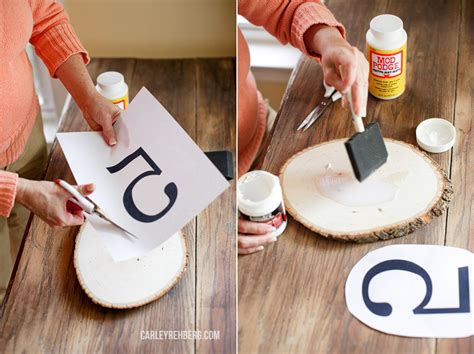 Rustic Table Numbers | A Wedding Project | Carley Rehberg Photography