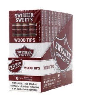 Swisher Sweets Wood Tip Packs Cigars