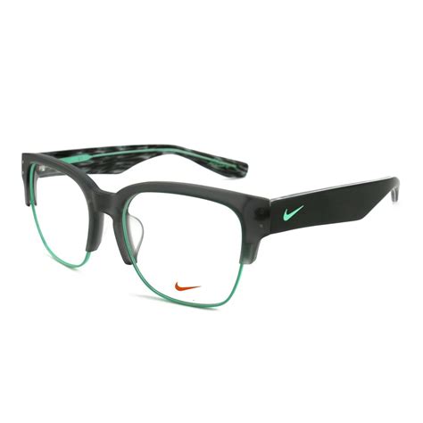 Nike Men's Eyeglasses Frames Nike 35KD 068 Matte Grey-Green Glow 55 19 ...