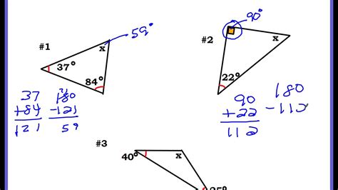 The Sum Of Angles Of A Triangle Is