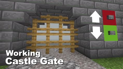 How to build a gate in minecraft - Builders Villa