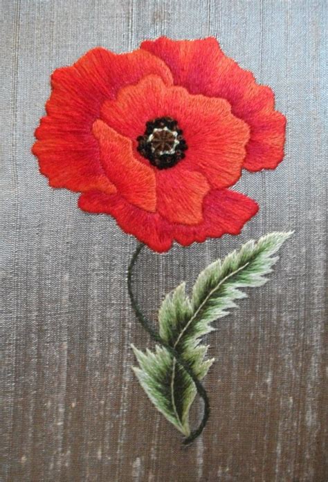 News from Vine Embroidery: Poppy Silk Shading