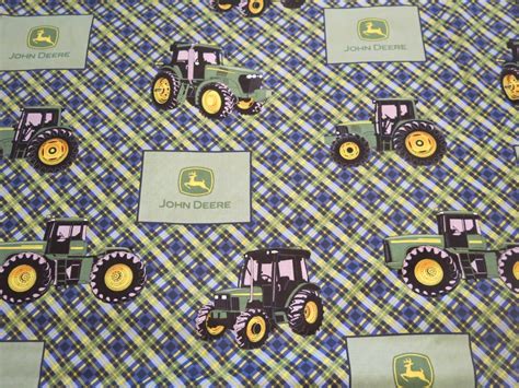 1/2 yard of 100% cotton John Deere fabric