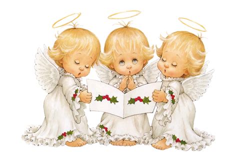 Our Dear Savior's Birth Christmas Angels, Christmas Art, Vintage ...