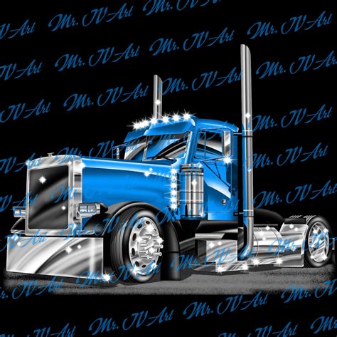 Slammed Peterbilt Side Art - Etsy