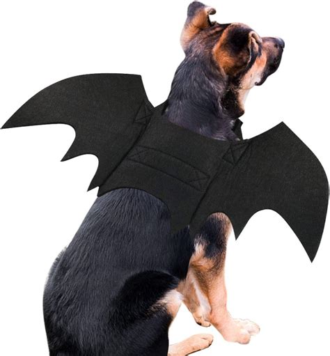 Rypet Dog Bat Costume - Halloween Pet Costume Bat Wings Cosplay Dog ...