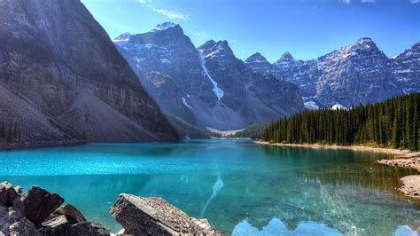 Mountain Lake, mountain and lake in spring HD wallpaper | Pxfuel