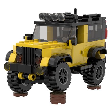 Free Lego® Instructions Jeep Wrangler speed champions - Lego ...