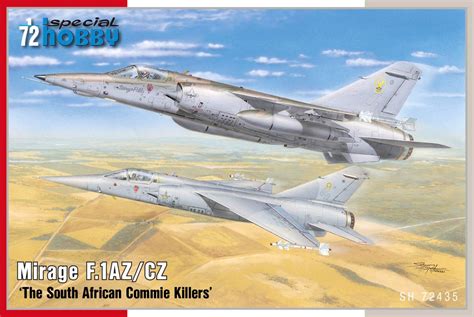 Scale plastic kit 1/72 Mirage F.1AZ/CZ ‘The South African Commie ...