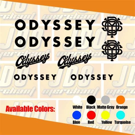 Odyssey Bmx Bike Pack Vinyl Stickers Decals | Lazada