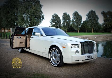 White Rolls Royce Phantom Wedding Car Hire