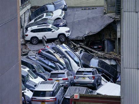 1 person is dead after a parking garage collapses in New York City : NPR