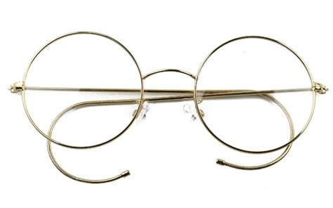 47mm Agstum Antique Vintage Round Glasses Wire Rim Eyeglasses ...