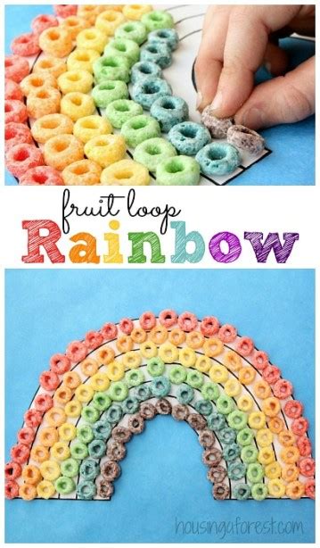 Fruit Loop Rainbow Craft | Housing a Forest