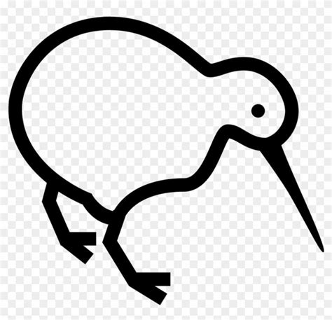 Kiwi Bird Drawing 40 Clipart - Nz Kiwi Bird Outline #1697771 in 2023 ...