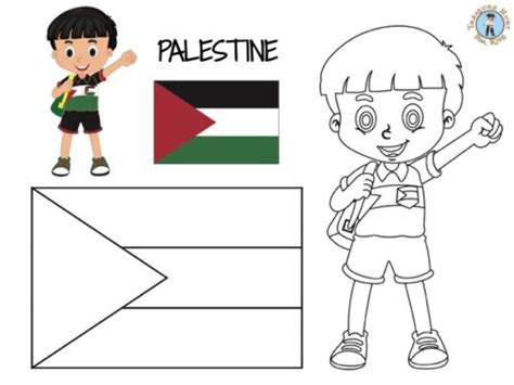 Palestine Coloring Page Printables Hunt 4 Kids - Coloring Home