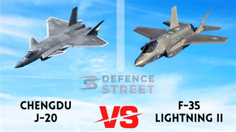 Chengdu J-20 Vs. F-35 Lightning II Comparison, BVR & Dogfight (Who Wins ...