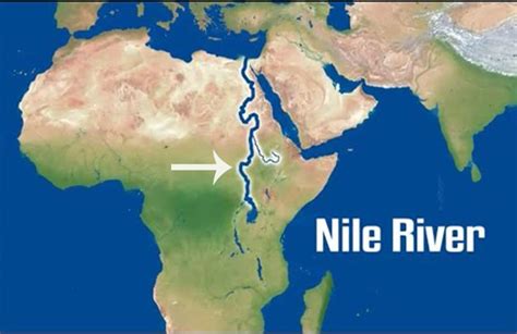 Map Of Africa Showing The Nile River - Gretna Hildegaard