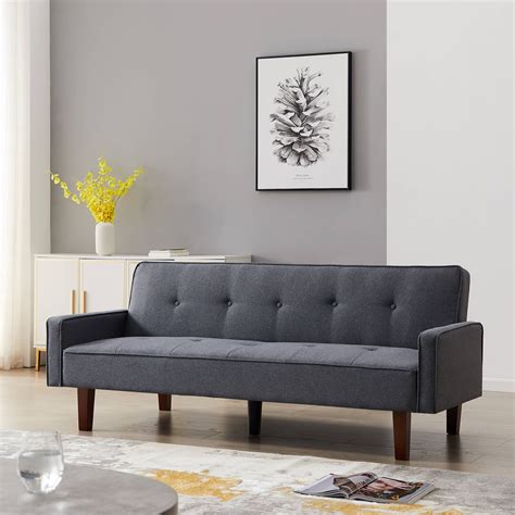 Modern Futon Sleeper Sofa | Baci Living Room