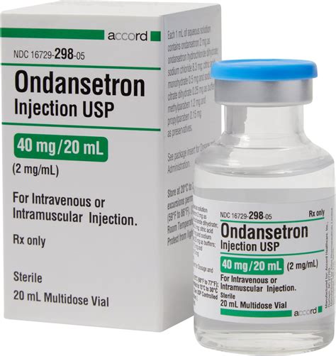 ONDANSETRON HCL (Generic) Injection, 2mg/mL, 20 ml - Chewy.com