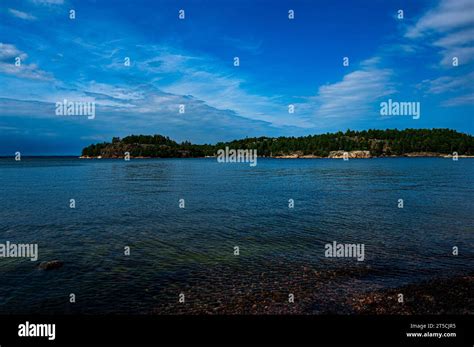 Rocky and pebbles beaches in Grinda island, part of the Stockholm ...