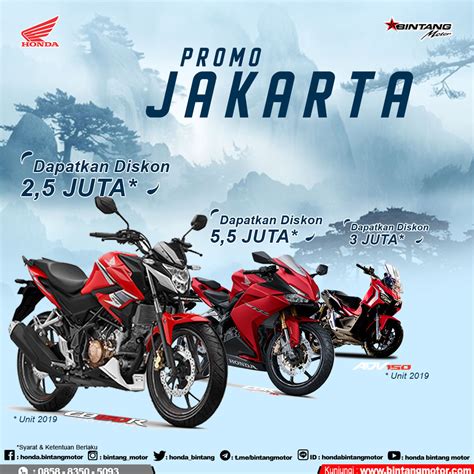 Promo Bintang Motor Jakarta Maret 2020 - Honda Bintang Motor