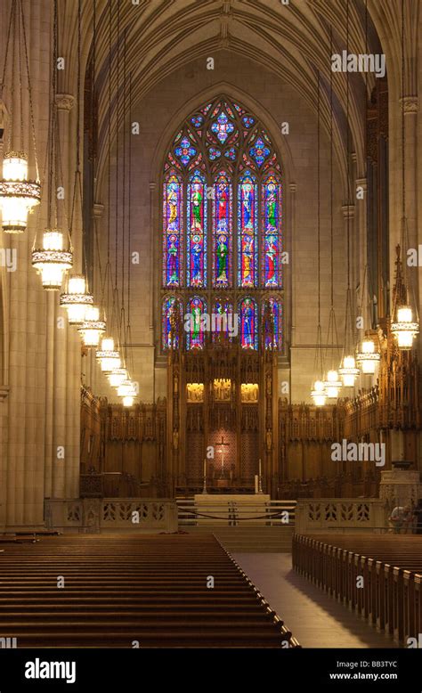 Stained glass window durham cathedral hi-res stock photography and ...