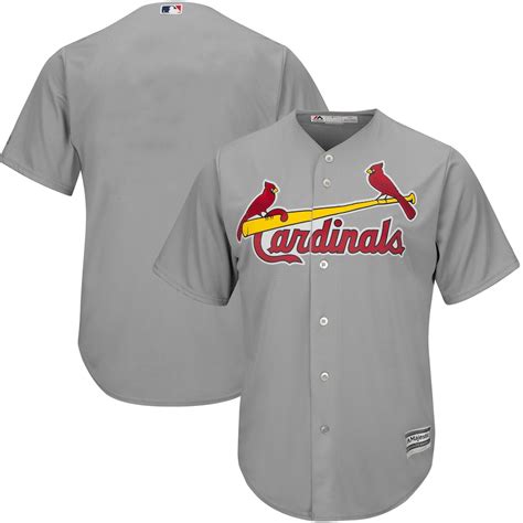 Majestic St. Louis Cardinals Gray Official Cool Base Jersey