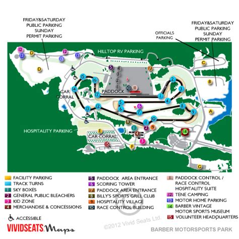 Barber Motorsports Park Seating Chart | Vivid Seats