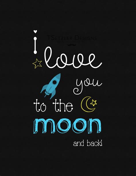 I Love You To The Moon | TSetzler Designs