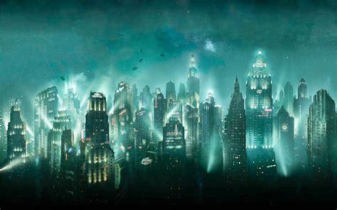 Download BioShock Rapture City Lights Wallpaper | Wallpapers.com