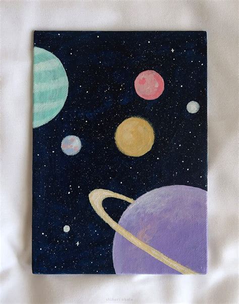 15 Easy Outer Space & Galaxy Painting Ideas | Galaxy painting acrylic ...