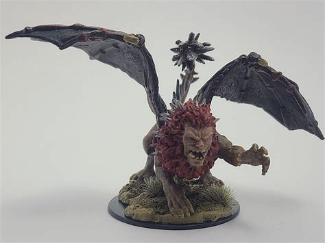 Manticore Hand Painted Miniature for Dnd Tabletop Role-playing - Etsy