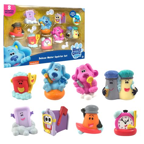 Blue’s Clues & You! Deluxe Bath Toy Set, Includes Blue, Magenta ...