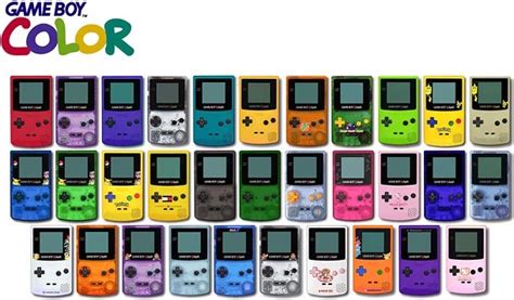 Looking For Complete List & Photos Of Gameboy Color Variants : r/Gameboy