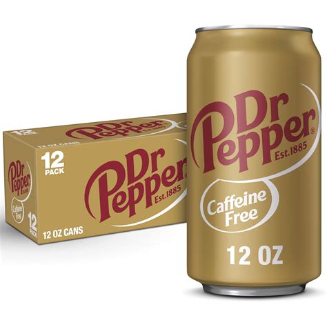 Dr Pepper Caffeine-Free Soda, 12 fl oz, 12 Cans - Walmart.com