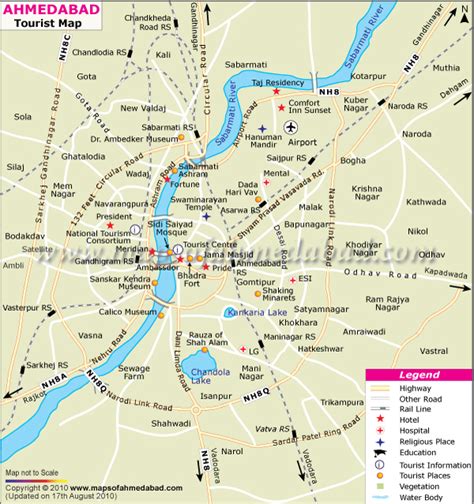 Ahmedabad Map - India