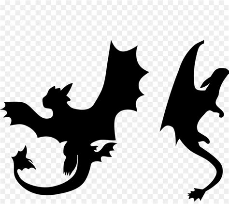 Free Baby Dragon Silhouette, Download Free Baby Dragon Silhouette png ...