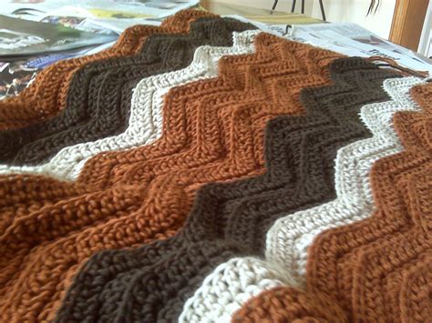 Free Knitted Ripple Afghan Pattern - Knitting Patterns