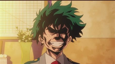 Midoriya Imitates All Might's face| My Hero Academia Funny Moment - YouTube