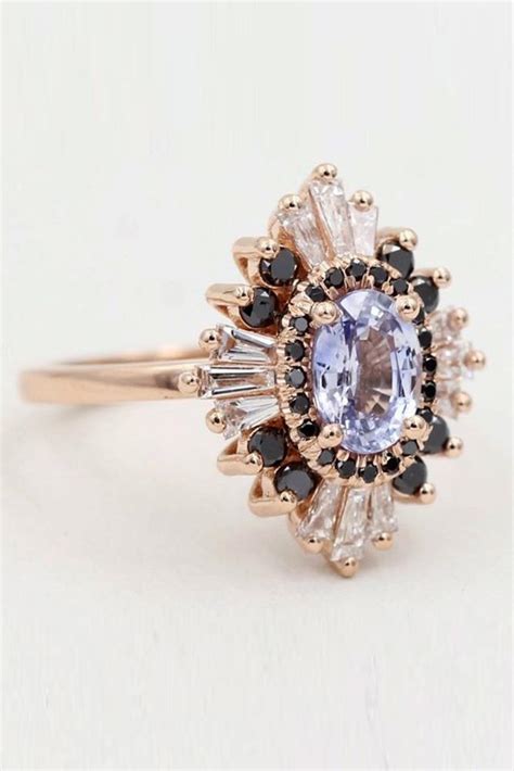 24 Unique Black Diamond Engagement Rings | Oh So Perfect Proposal