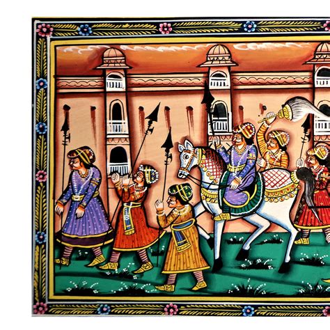 Royal Rajputana Rajasthani Miniature Painting | AVIVANA